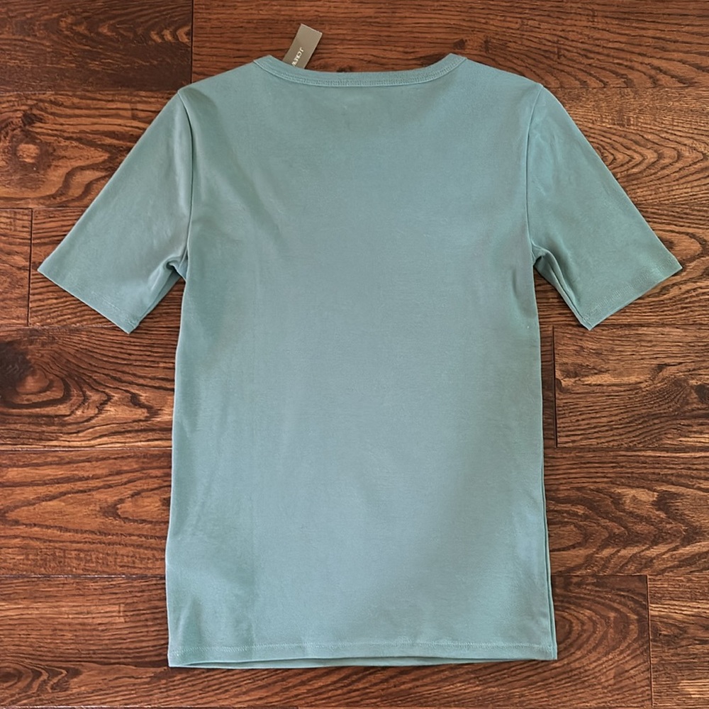 J.Crew Slim perfect T-shirt Green Small - Picture 4 of 9